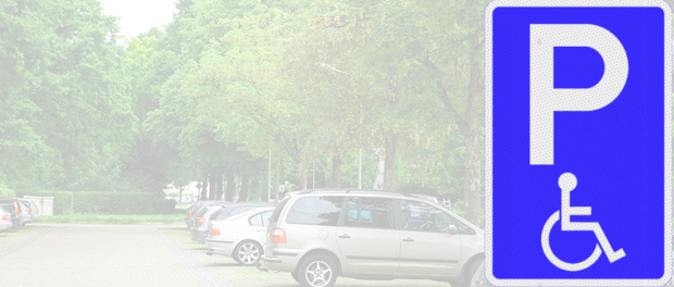 Gehandicaptenparkeerplaats uitgelicht